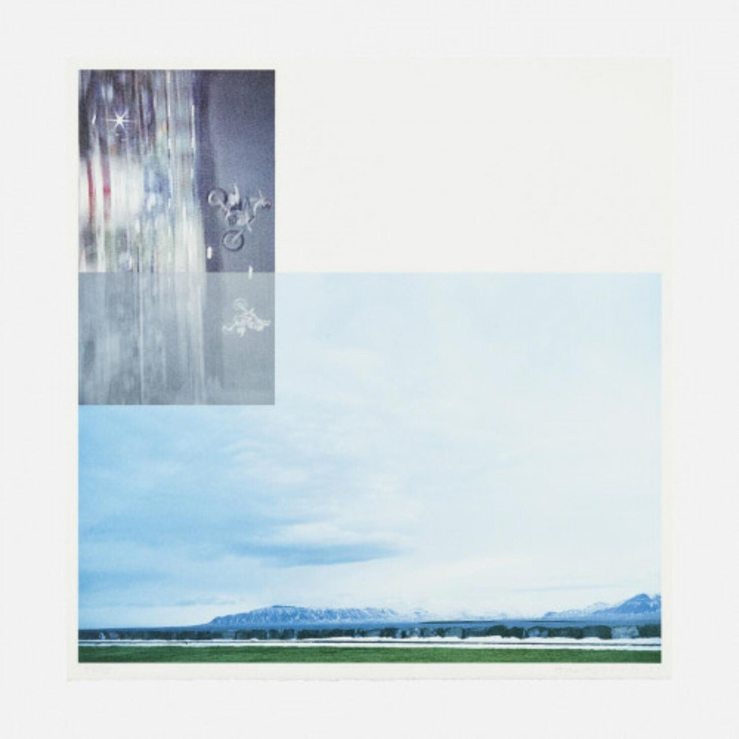 Double Motorcyclists and Landscape (Icelandic) John Baldessari Druck zu verkaufen