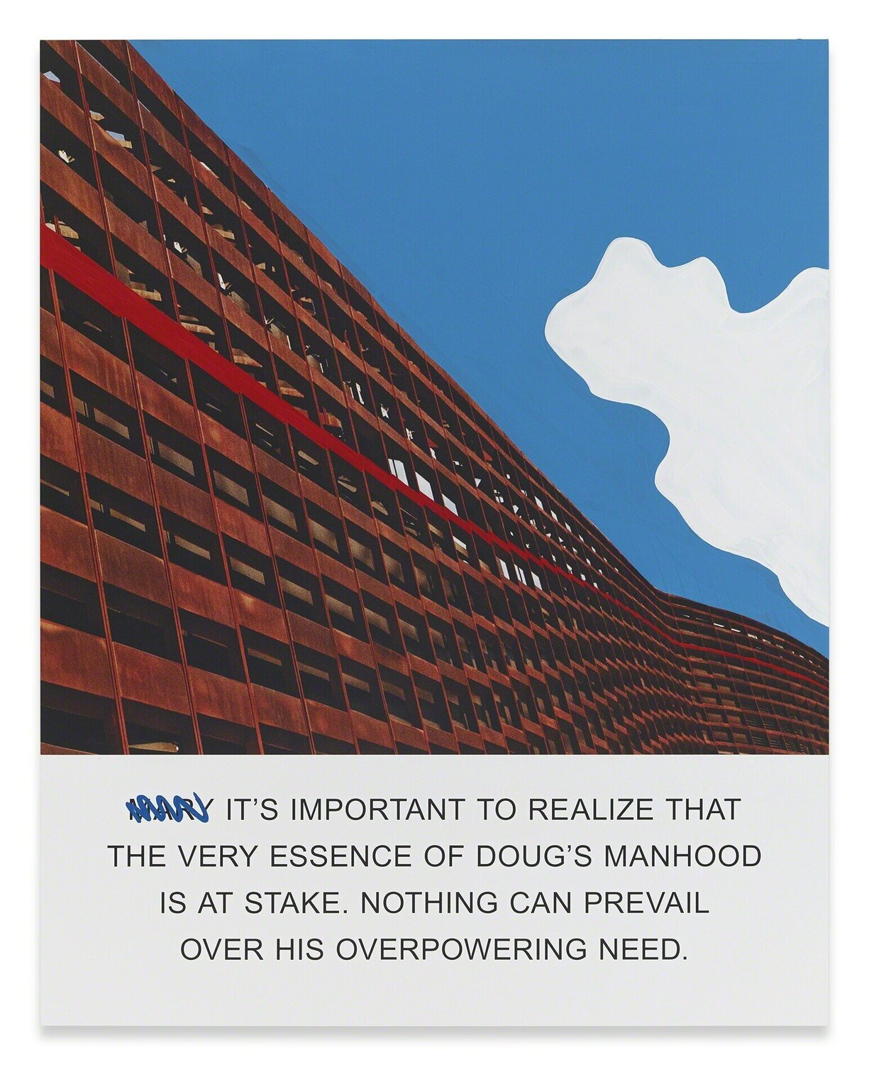 It's Important To Realize That… John Baldessari Dipinto originale in vendita
