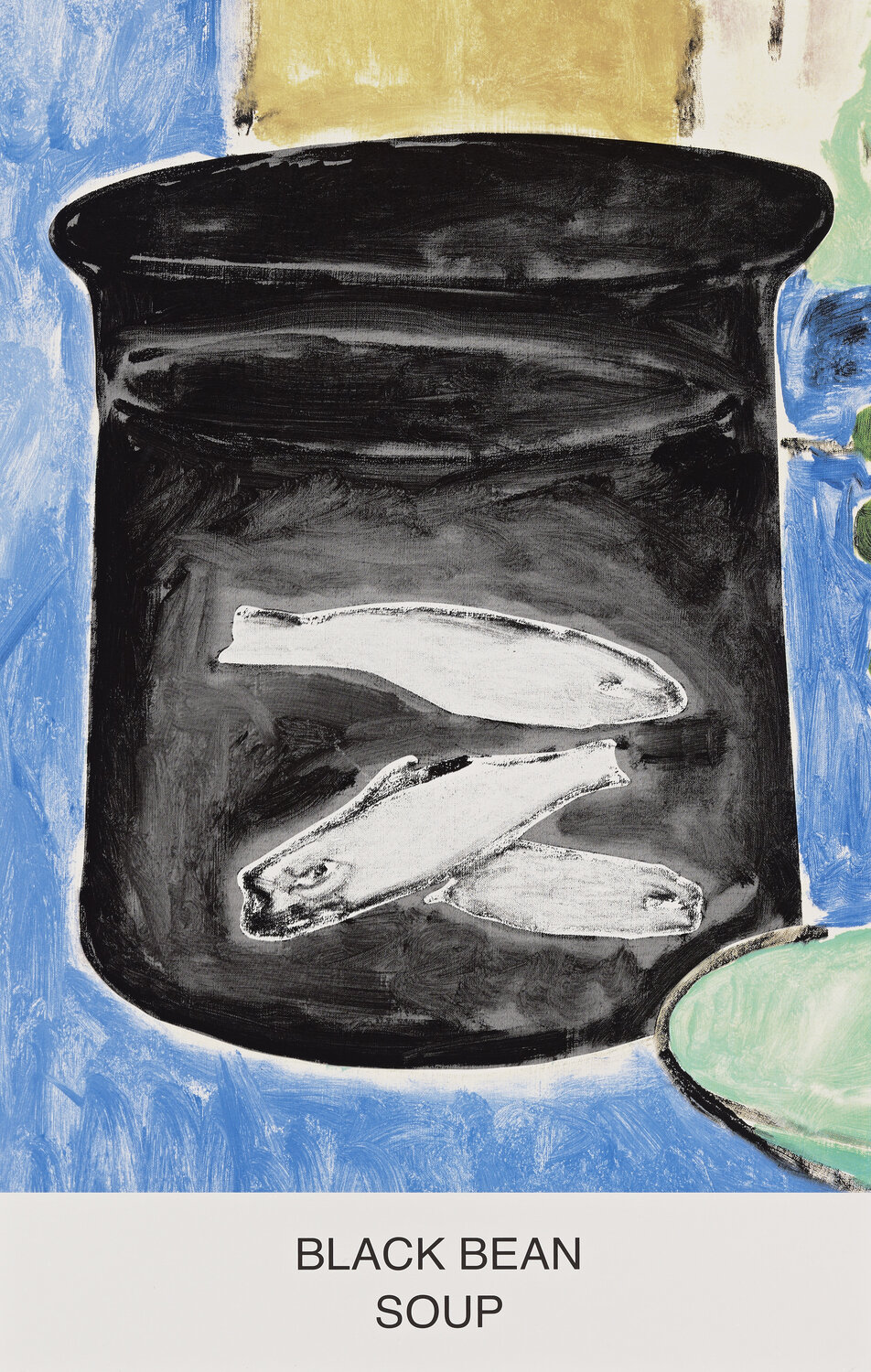 Eight Soups: Black Bean Soup John Baldessari Druck zu verkaufen