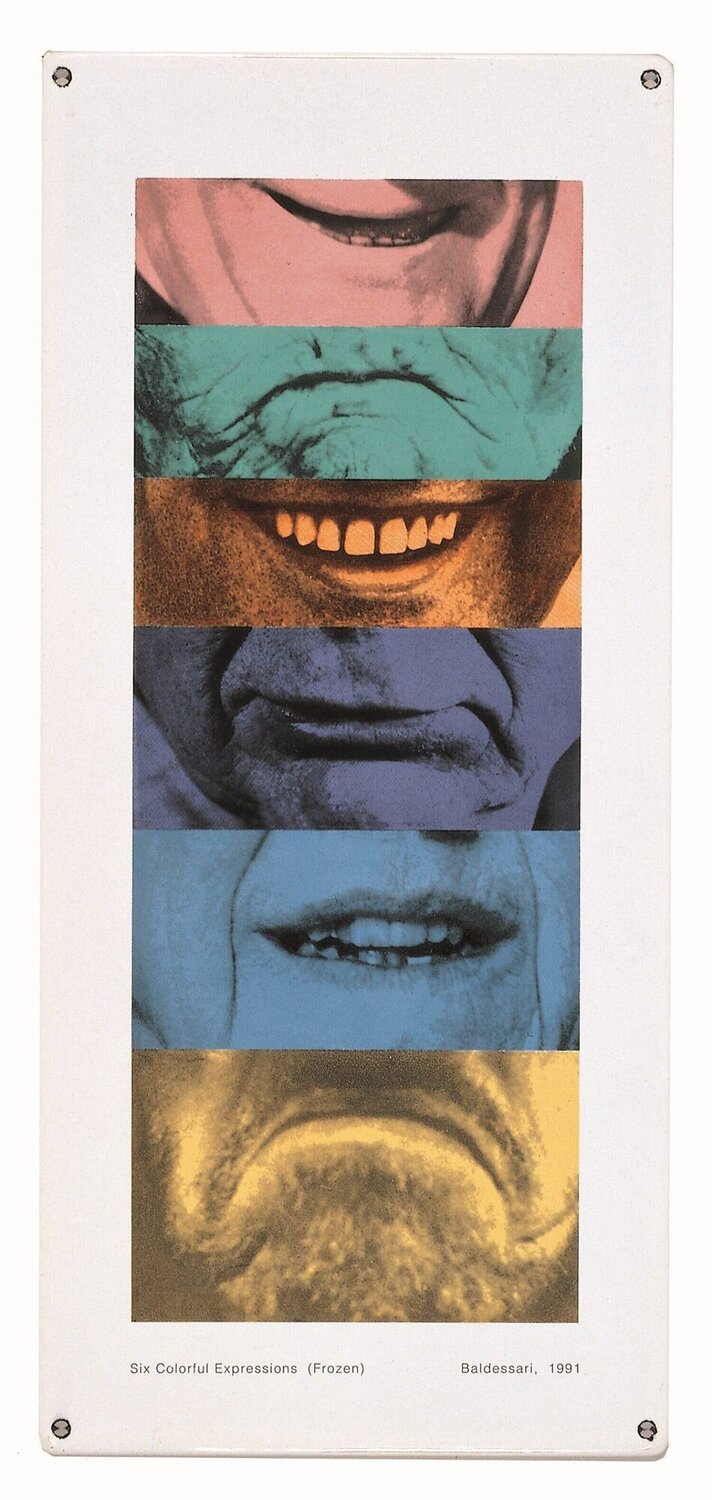 Six Colorful Expressions (Frozen) John Baldessari Druck zu verkaufen