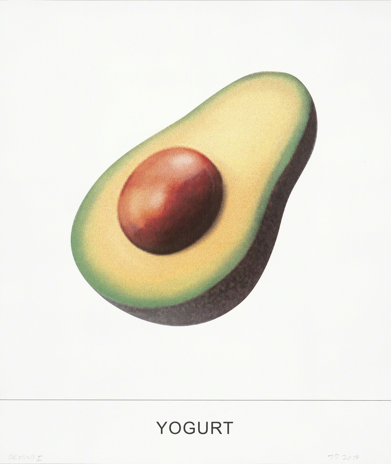 YOGURT John Baldessari Afdruk te koop