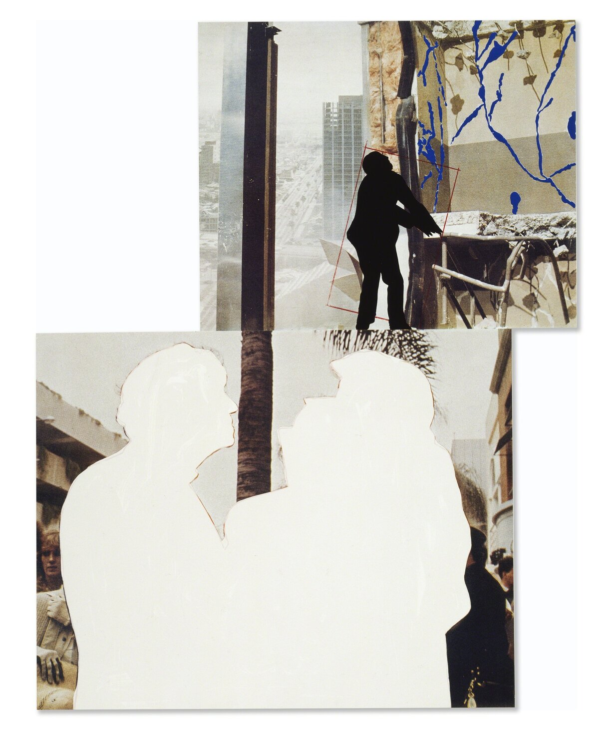 One and Three Persons (with Two context-One Chaotic) John Baldessari Afdruk te koop
