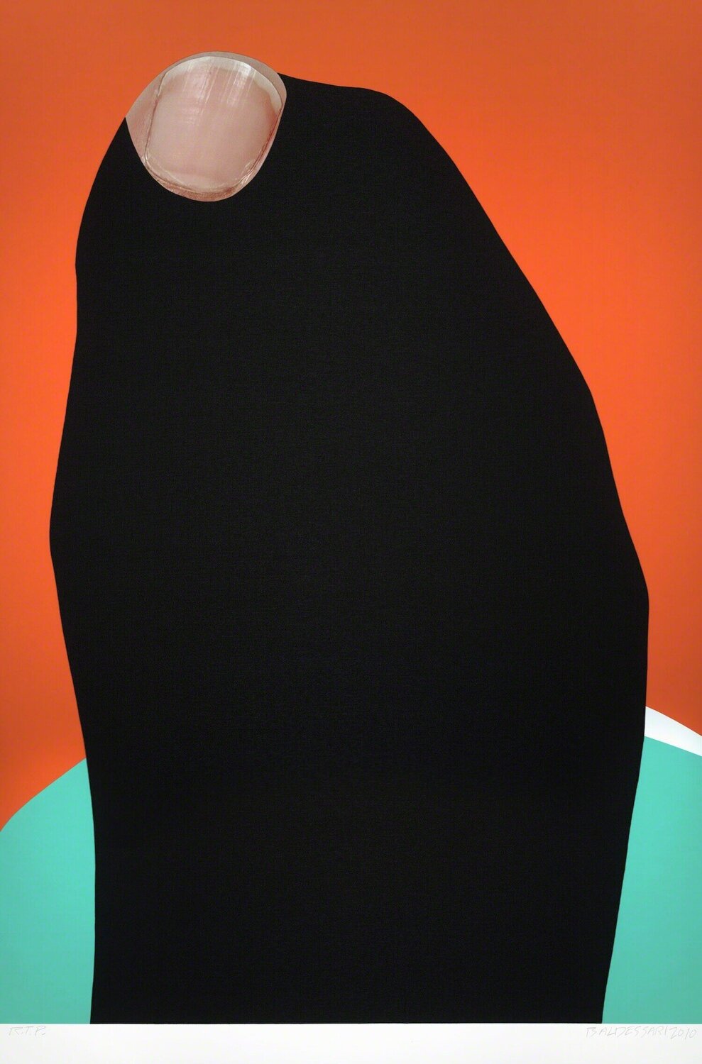 Foot and Stocking (With Big Toe Exposed): Brienne John Baldessari Stampa in vendita
