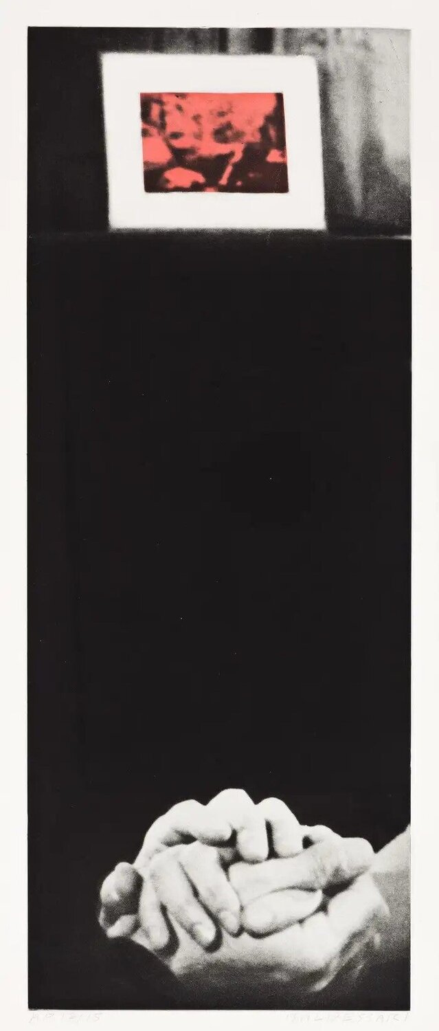 John Baldessari Love and Work 1991 John Baldessari Druck zu verkaufen
