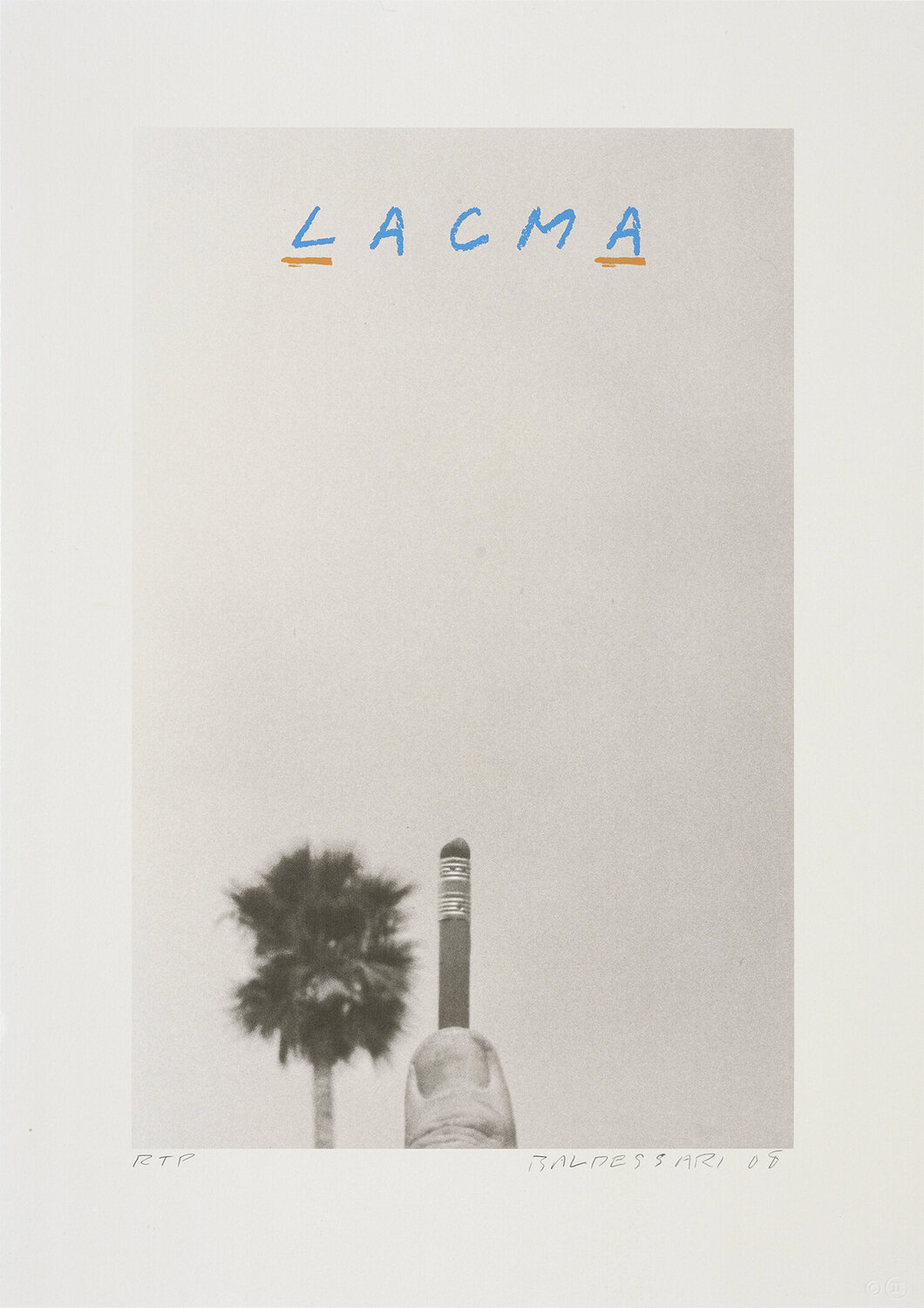 For LACMA John Baldessari Afdruk te koop