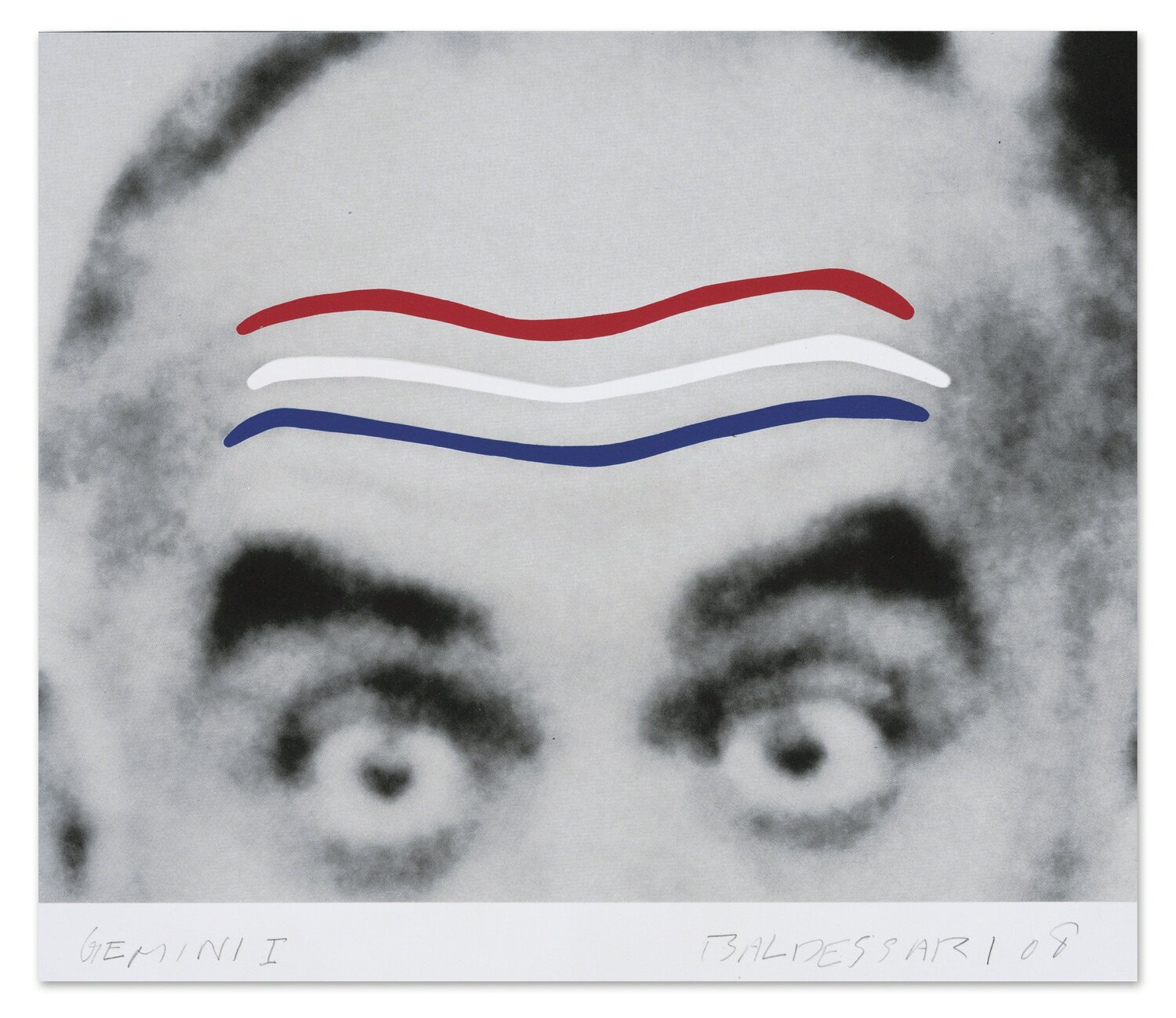 Raised Eyebrows/Furrowed Foreheads John Baldessari Afdruk te koop