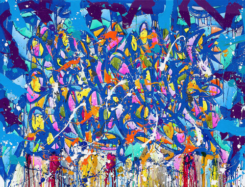 Freedom of speech, freedom of graffiti van JonOne, Schilderij te koop op Singulart