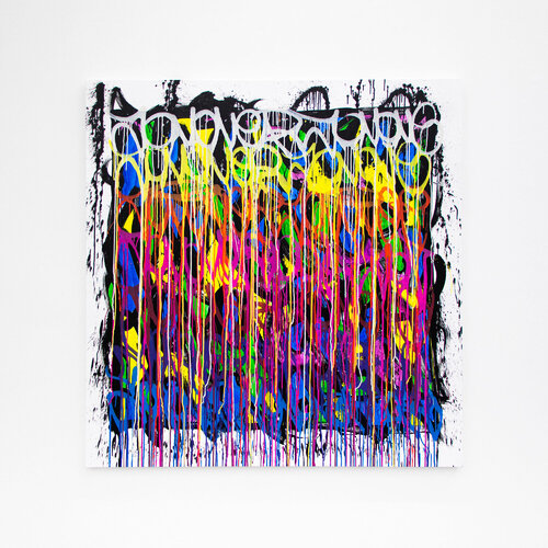 Finding Someone van JonOne, Schilderij te koop op Singulart