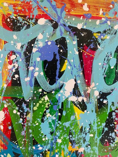 ME AND YOU van JonOne, Schilderij te koop op Singulart