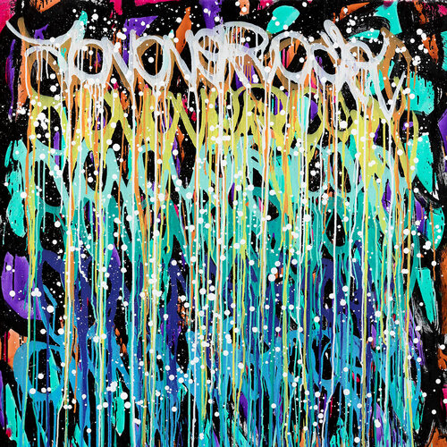 I live for this Life / Teach you to Swin van JonOne, Schilderij te koop op Singulart