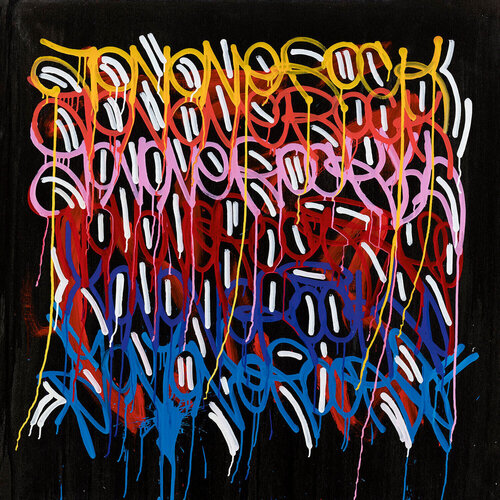 Swimming in my Feelings van JonOne, Schilderij te koop op Singulart