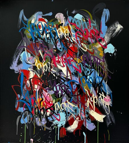 NY POST di JonOne, Pittura in vendita su Singulart