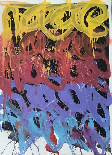 Untitled Colour V by JonOne, 회화 for Sale on Singulart