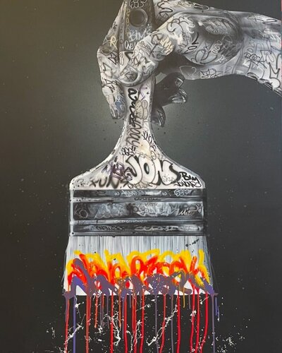Paint your dream (JonOne x Onemizer) by JonOne, 인쇄 for Sale on Singulart