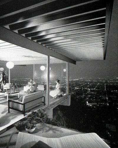 Case Study House #22, Pierre Koenig, architect, Los Angeles, California de Julius Shulman, Fotografía a la venta en Singulart