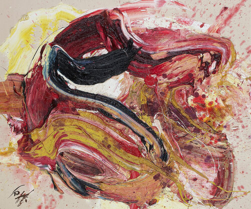 Shunyo (J-77) by Kazuo Shiraga, Painting for Sale on Singulart