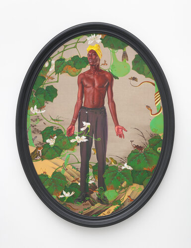 Portrait of Seydina Omar Gueye de Kehinde Wiley, Pintura a la venta en Singulart