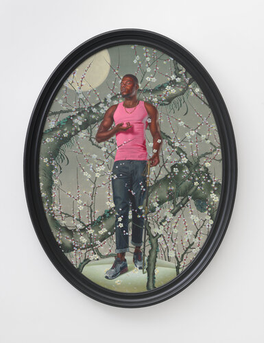 Portrait of Oluranti Olaose II de Kehinde Wiley, Pintura a la venta en Singulart
