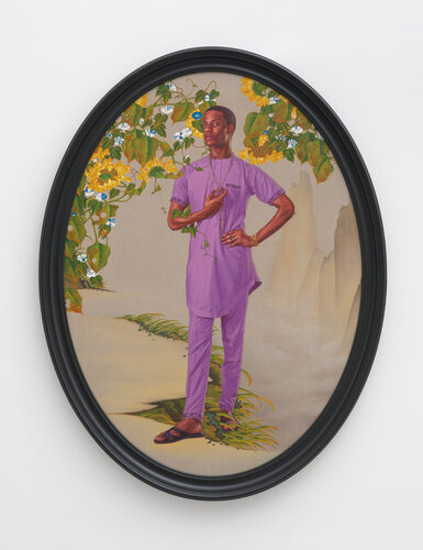 Portrait of Denola Grey de Kehinde Wiley, Pintura a la venta en Singulart
