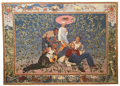 The Gypsy Fortune-Teller de Kehinde Wiley, Téxtil a la venta en Singulart