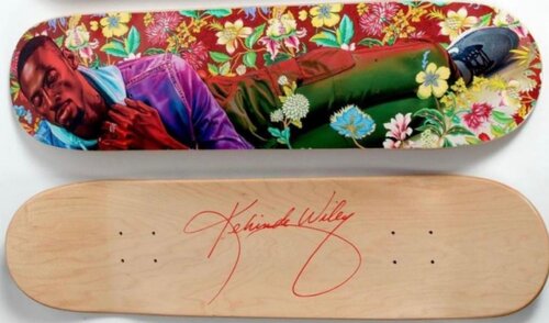 Christian Martyr Tarcisius (El Hadjii Malick Gueye), Limited Edition skate deck de Kehinde Wiley, Impresión a la venta en Singulart