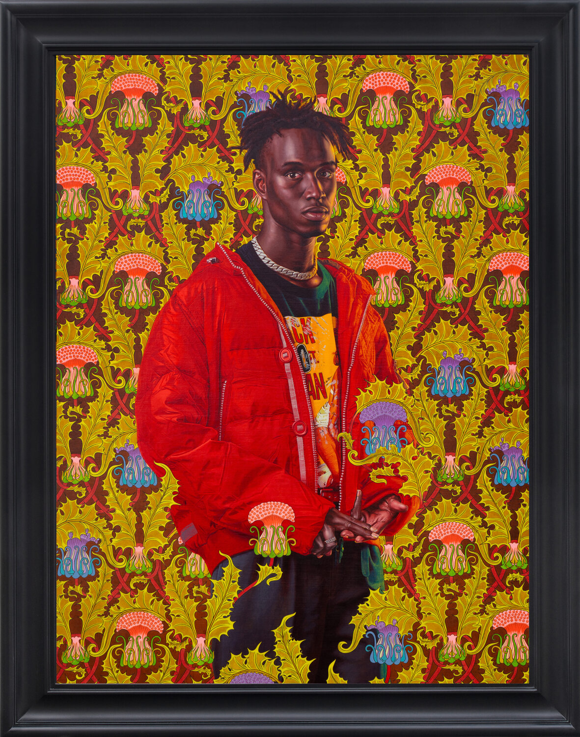 Portrait of Pape Diouf Kehinde Wiley Originalgemälde zu verkaufen