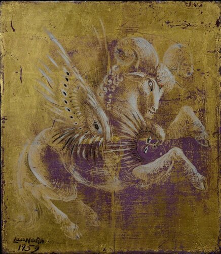 Winged Ram van Leonora Carrington, Schilderij te koop op Singulart