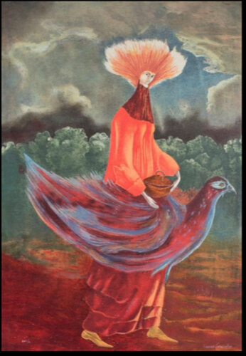 Portrait of the Late Mrs Partridge van Leonora Carrington, Afdruk te koop op Singulart