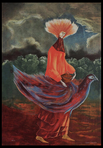 THE LATEST PORTRAIT OF MRS. PARTRIDGE van Leonora Carrington, Afdruk te koop op Singulart