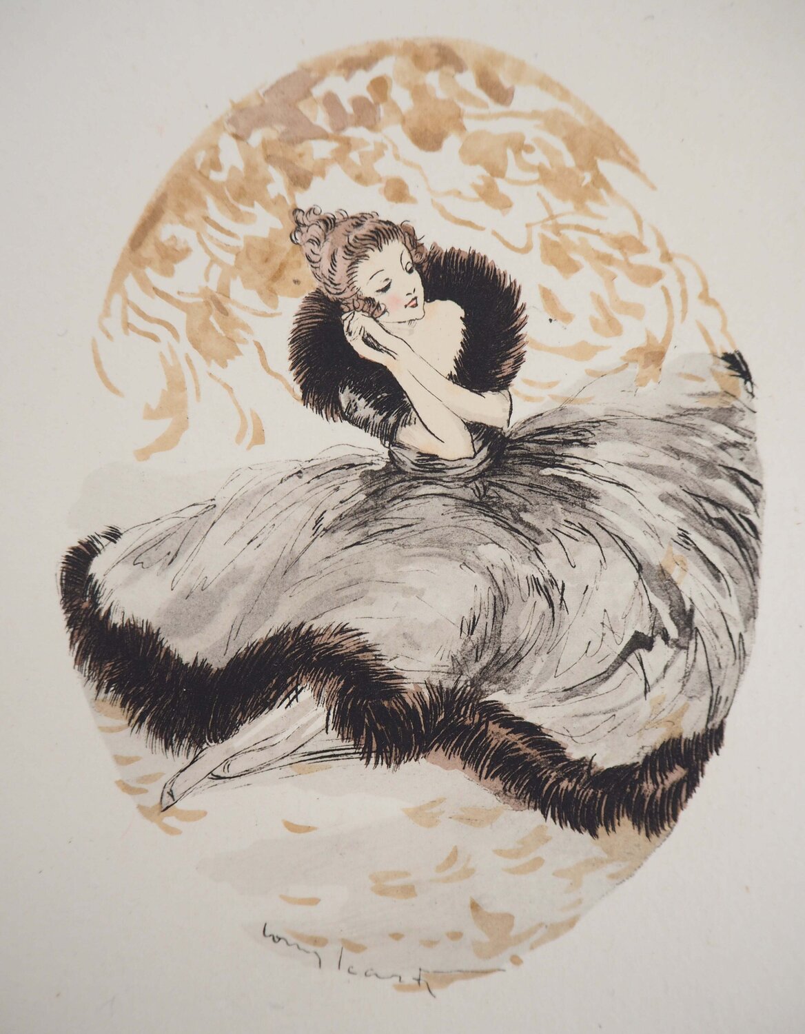 ルイ・イカール☆こぼれたミルク　Louis Icart Louis Icartの作品をSINGULARTで販売中