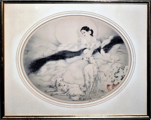 Lady of the Camelias van Louis Icart, Afdruk te koop op Singulart