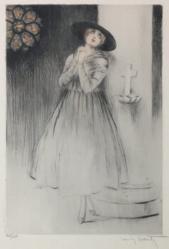 ルイ・イカール☆寒がり　Louis Icart ルイ イカール (Louis Icart) | アートショップフォームス｜絵画