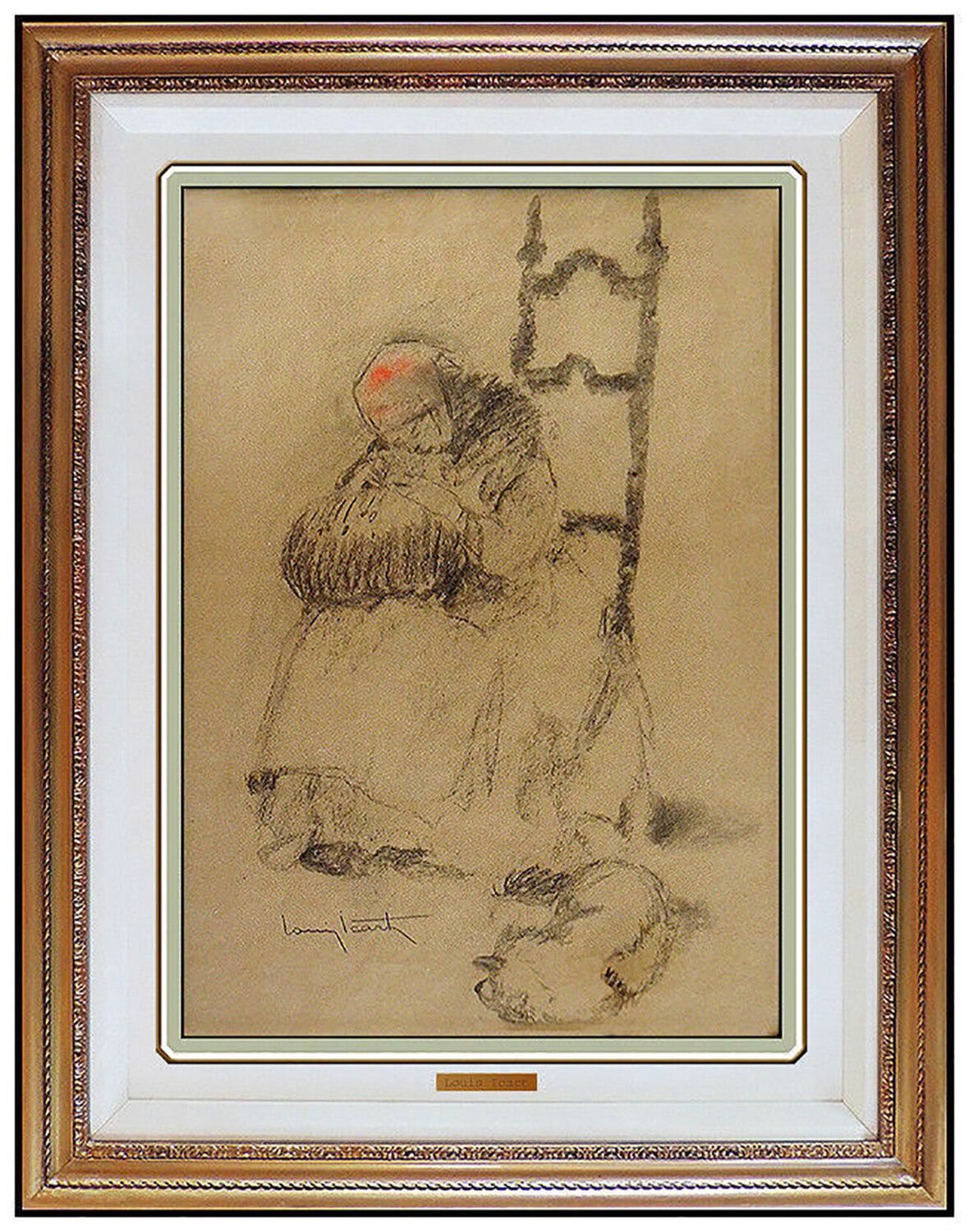 Homestead Life Louis Icart Werk auf Papier zu verkaufen