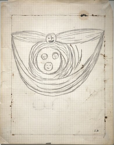 Winged Head van Louise Bourgeois, Werk op papier te koop op Singulart