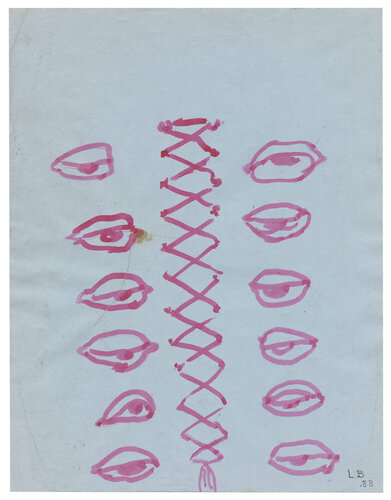 Eyelets van Louise Bourgeois, Werk op papier te koop op Singulart