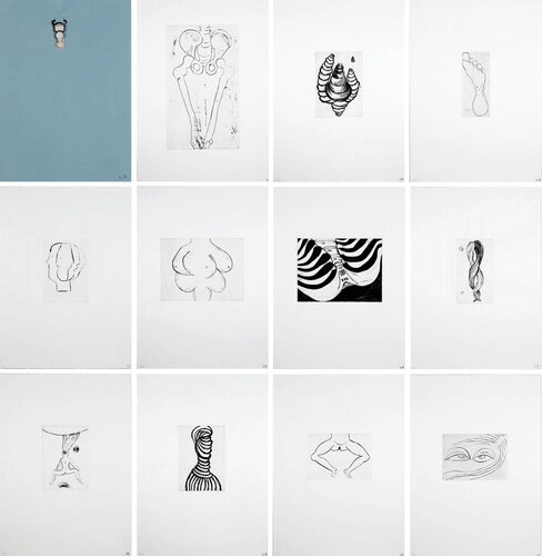 Anatomy Portfolio van Louise Bourgeois, Afdruk te koop op Singulart