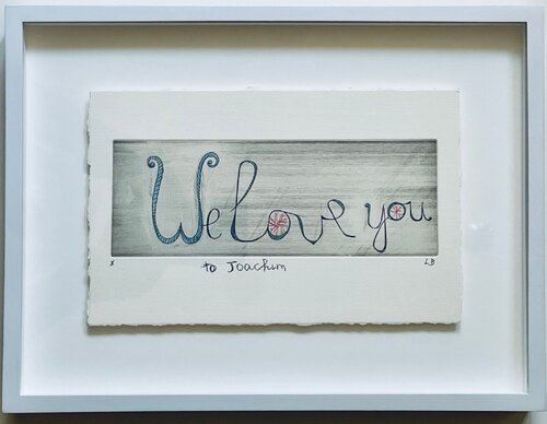We Love You  by Louise Bourgeois, Work on Paper for Sale on Singulart