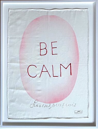 Louise Bourgeois - Be Calm by Louise Bourgeois, Textile for Sale on Singulart