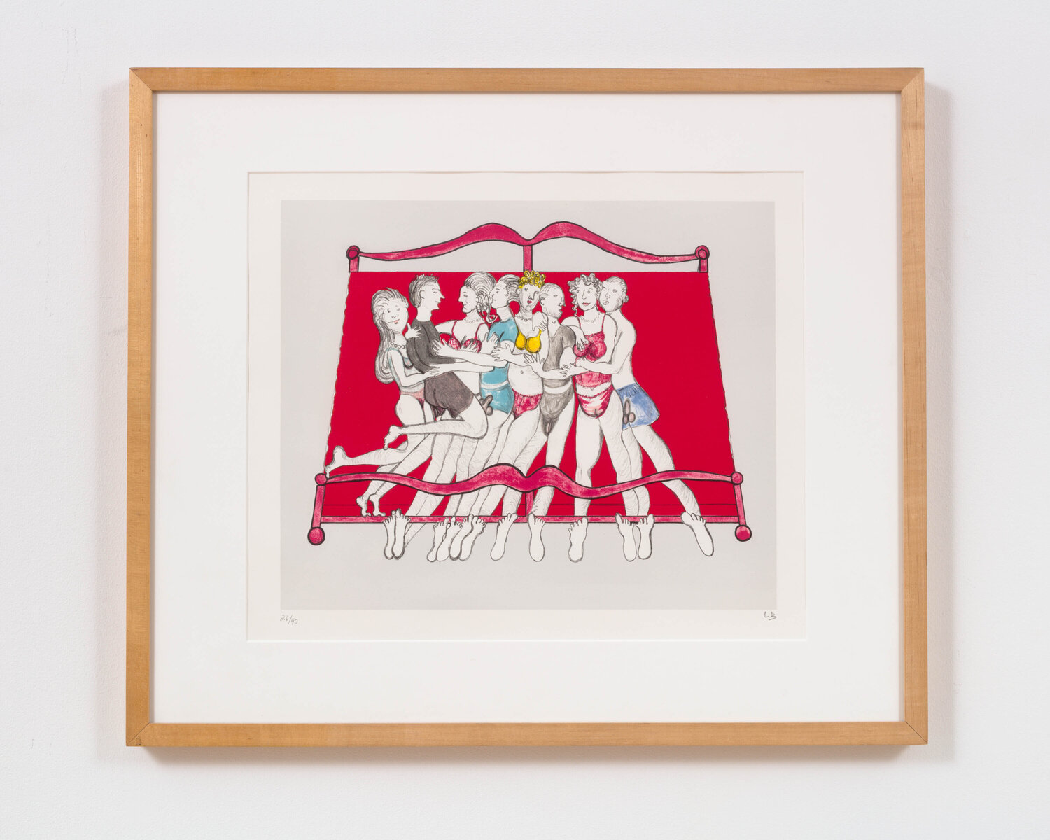 Eight in Bed Louise Bourgeois Stampa in vendita