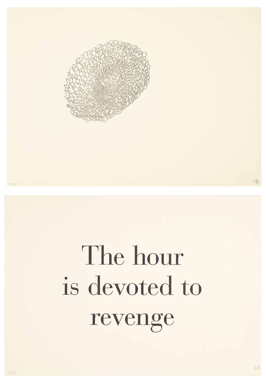 The Hour Is Devoted to Revenge Louise Bourgeois Druck zu verkaufen