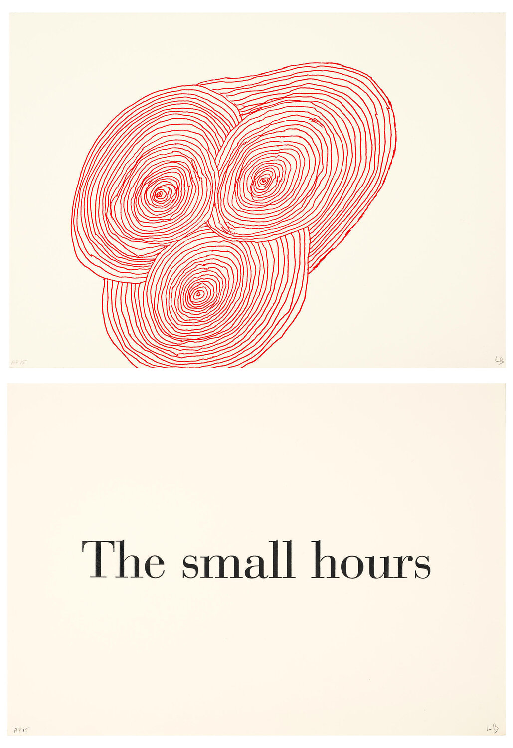 The Small Hours Louise Bourgeois Print for sale