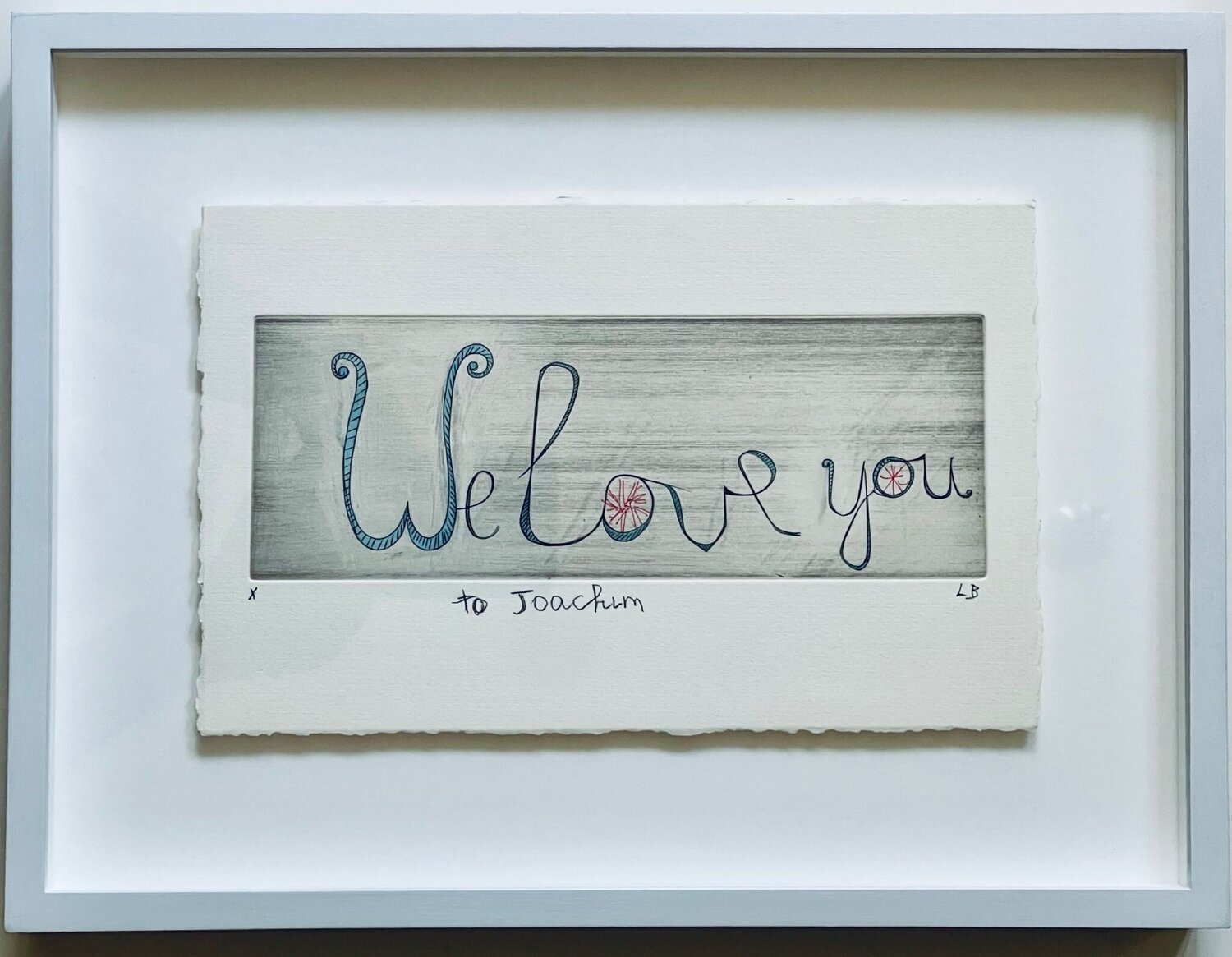 We Love You  Louise Bourgeois Werk auf Papier zu verkaufen