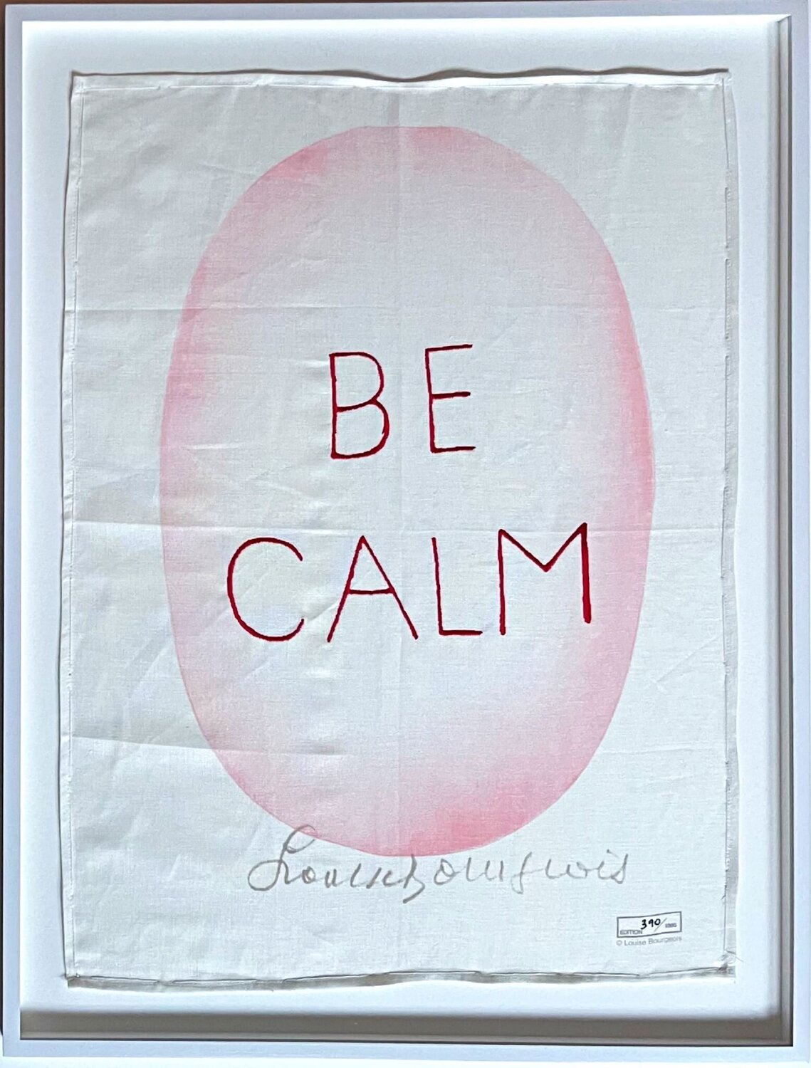 Louise Bourgeois - Be Calm Louise Bourgeois Textil zu verkaufen