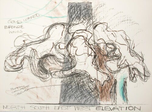 North, South, East, West, Elevation van Lynda Benglis, Afdruk te koop op Singulart