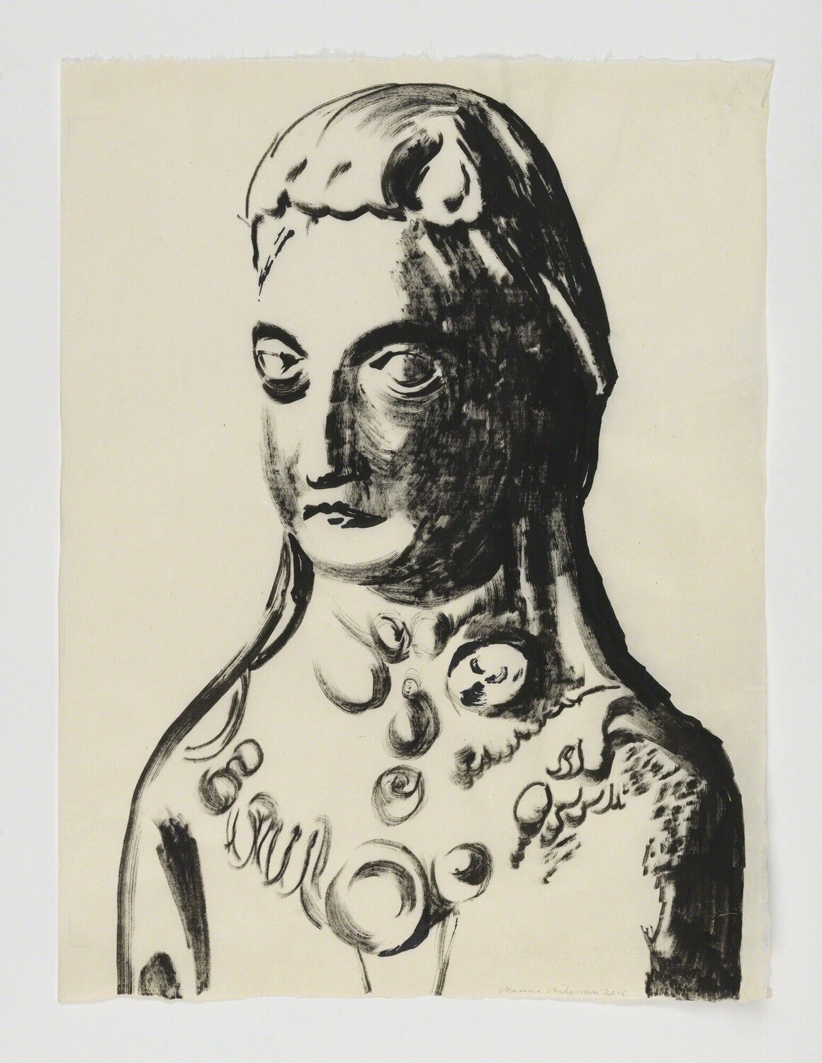 Ögonvittnet II / The Eyewitness II Mamma Andersson Werk auf Papier zu verkaufen