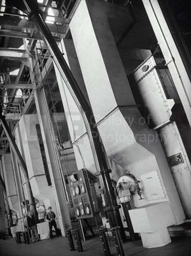 Steam Boilers at the Industrial Rayon Corp Factory van Margaret Bourke-White, Fotografie te koop op Singulart