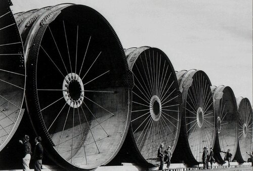 Diversion Tunnels van Margaret Bourke-White, Fotografie te koop op Singulart