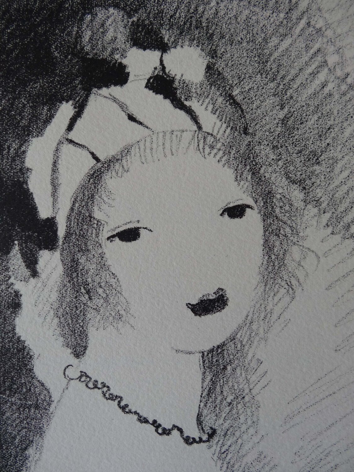 Marie Laurencin (園遊会)少し子供じみて・・・ ローランサン 少し子供
