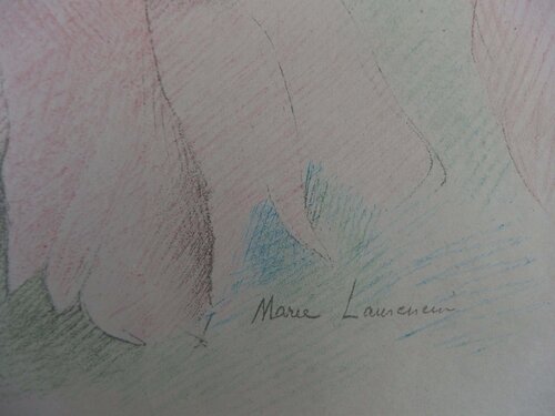Les trois amies avec une guitare van Marie Laurencin, Afdruk te koop op Singulart