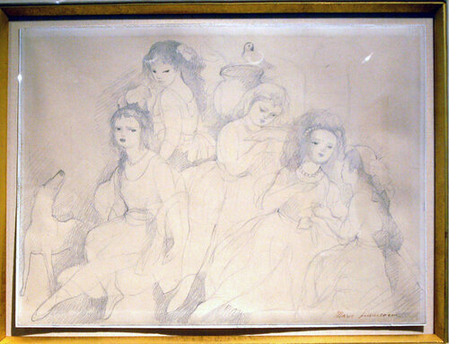 Conversation Entre Amies van Marie Laurencin, Werk op papier te koop op Singulart